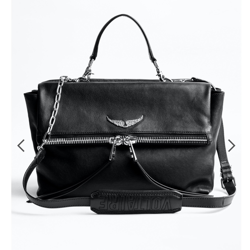 Zadig & Voltaire Twin's Smooth Lambskin Satchel